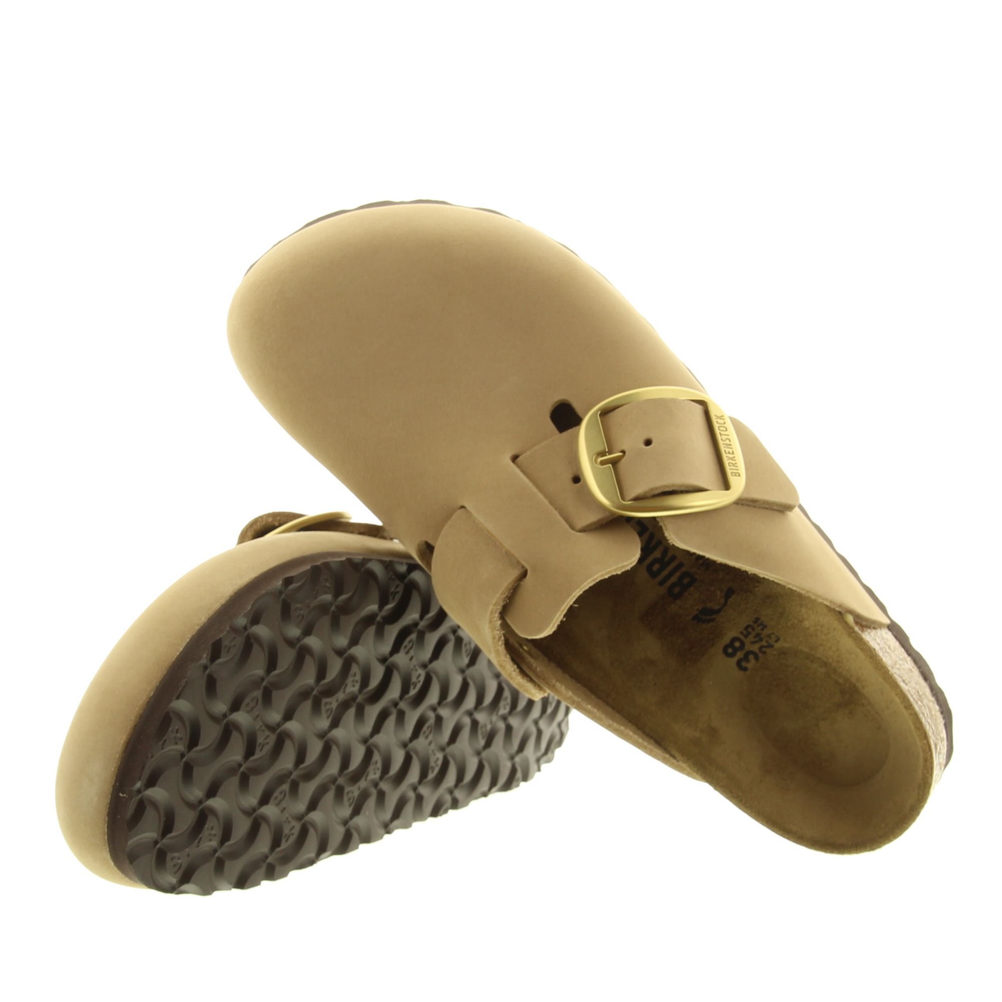 Birkenstock 1028052 Boston Big Buckle Sandcastle