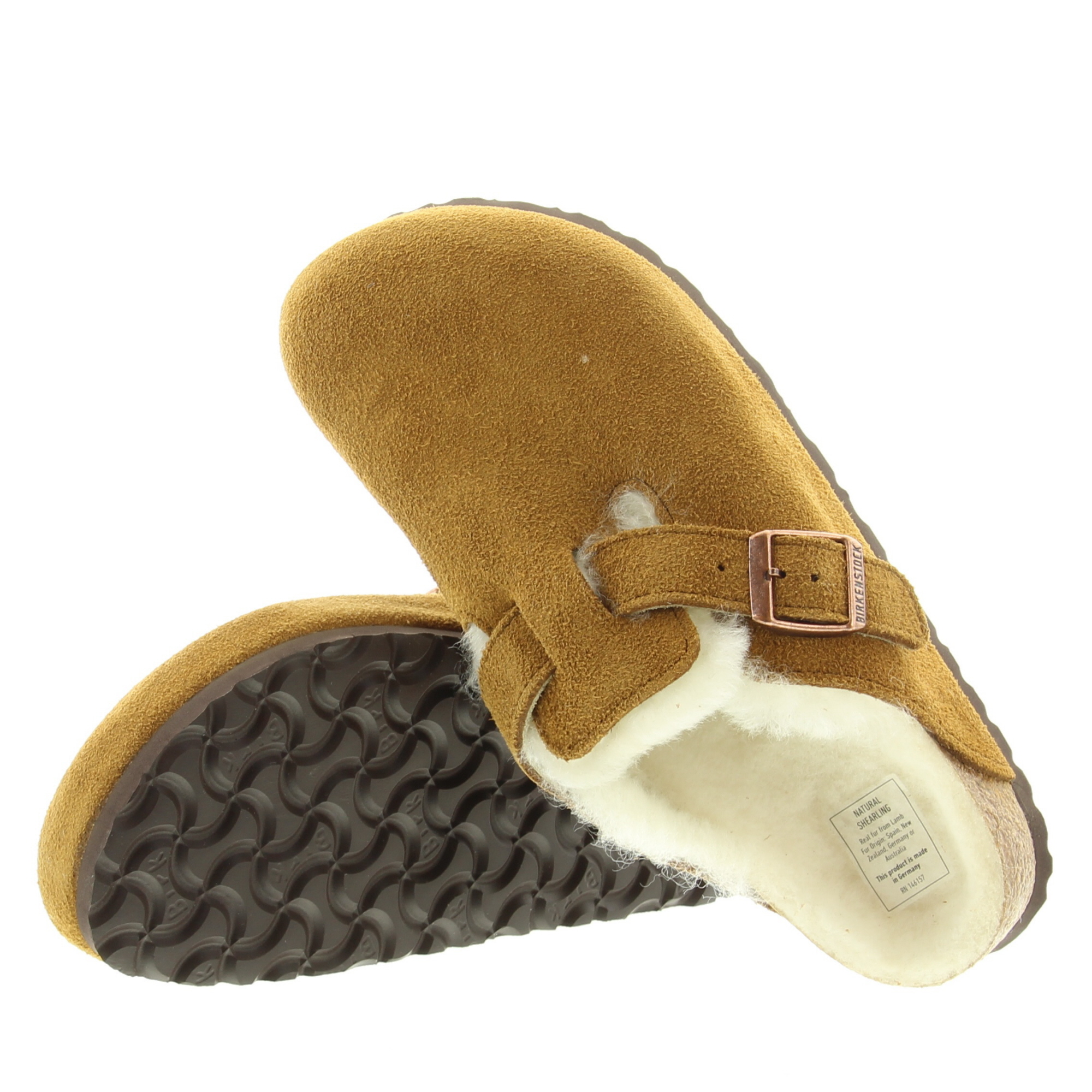 Birkenstock 1001141 Boston Shearling Fur Mink