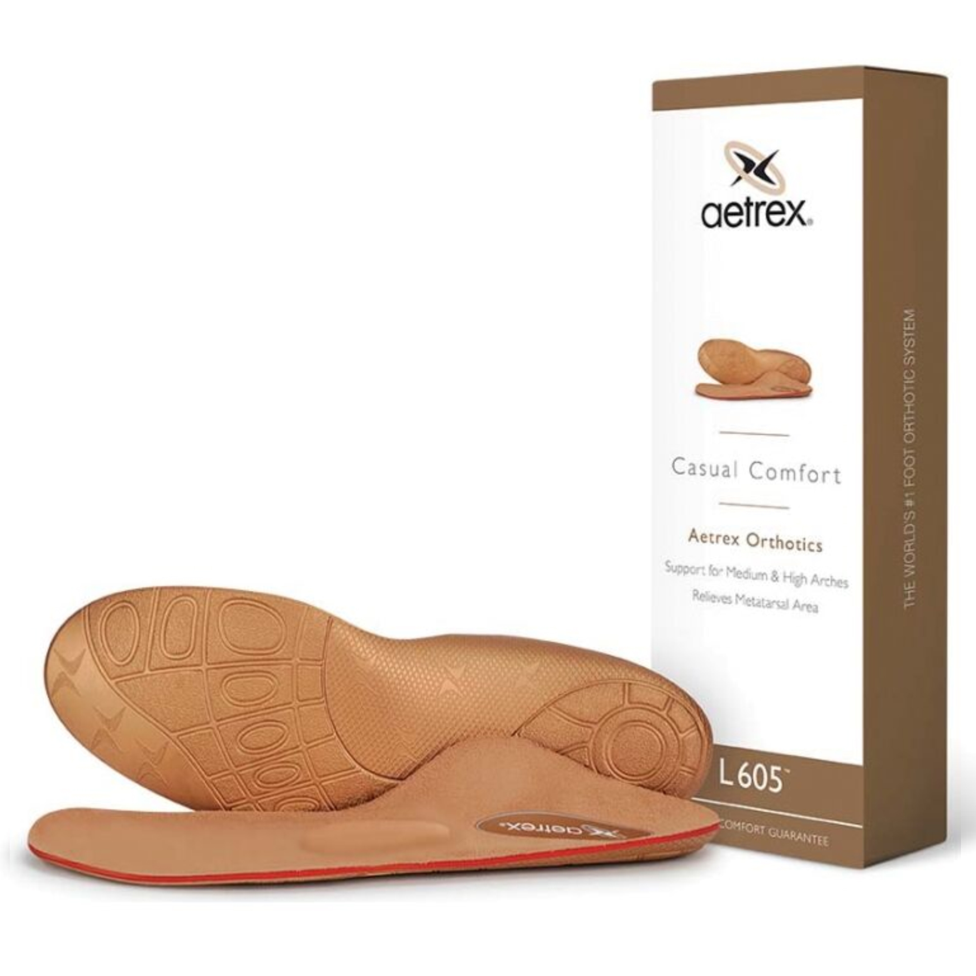 Aetrex L605 M Orthotics Cupped Supported Men