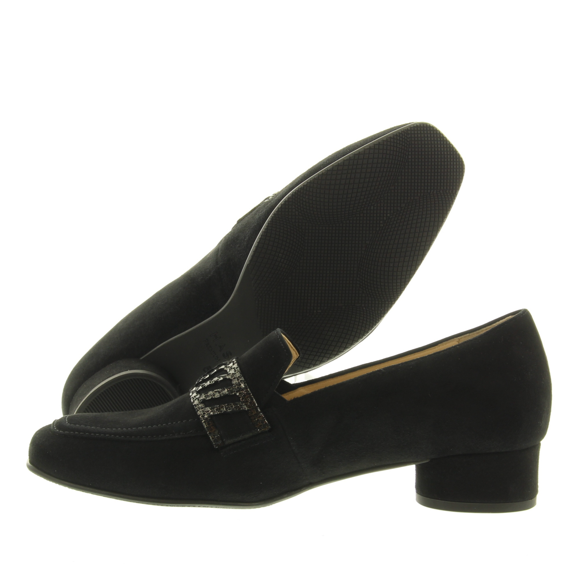 Hassia Shoes 302663 Roma 0199 Schwarz Lamé