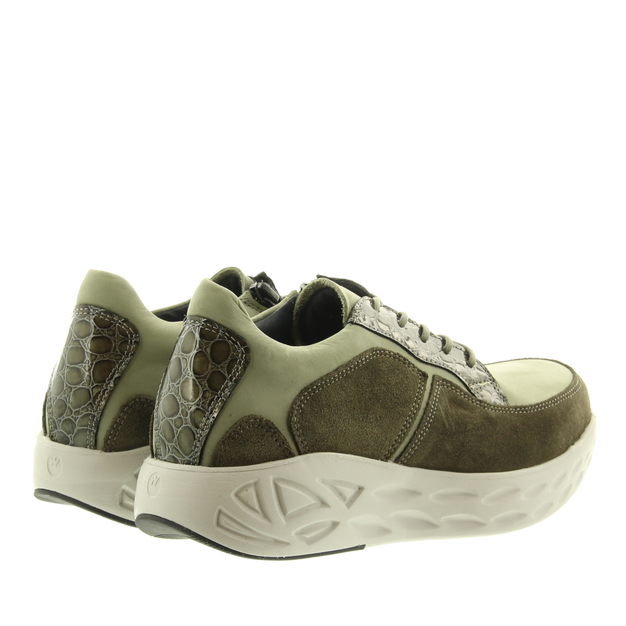 Wolky 0570090 Bounce leather combi 216 Castor grey combi