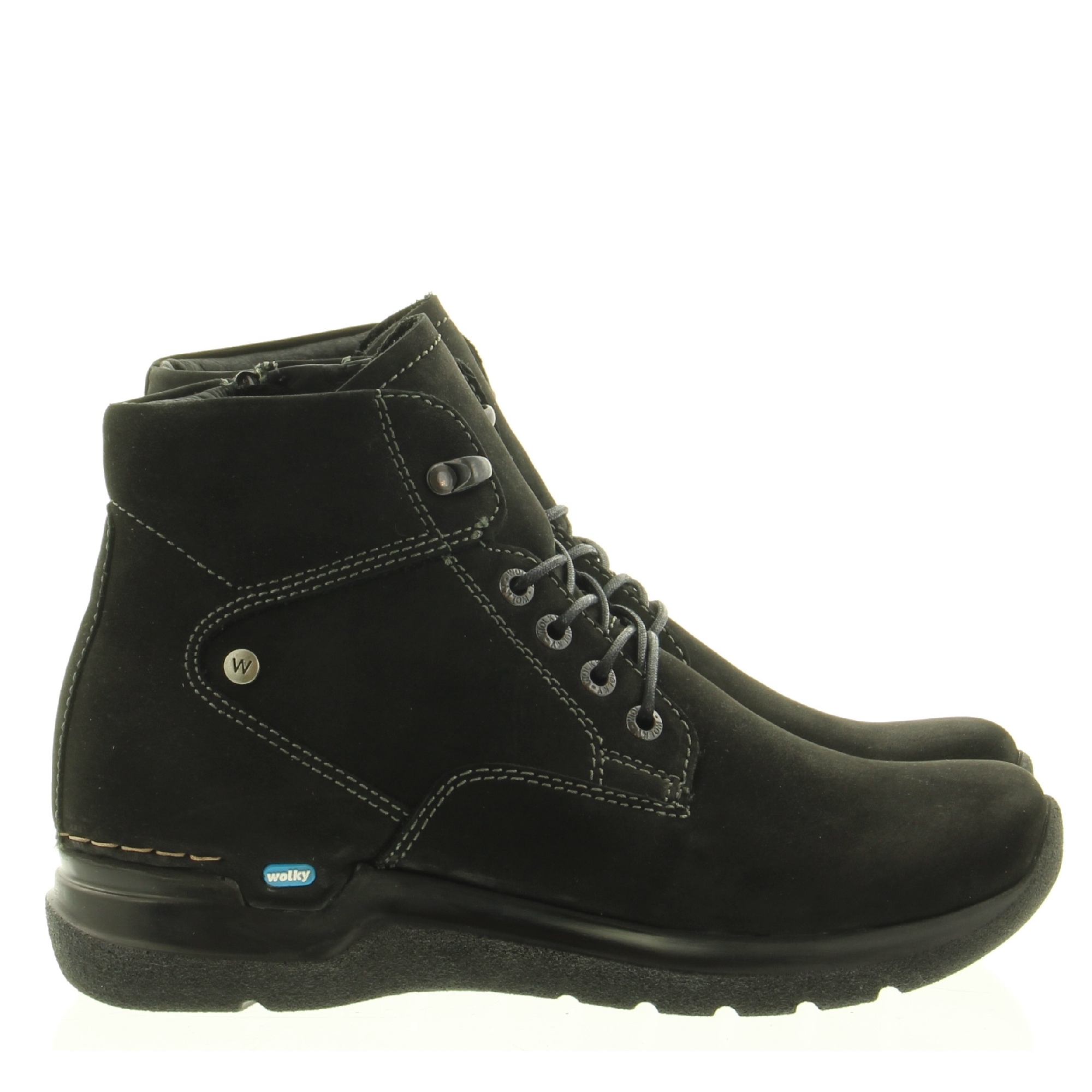 Wolky 0661216 Whynot Oiled nubuck 000 Black