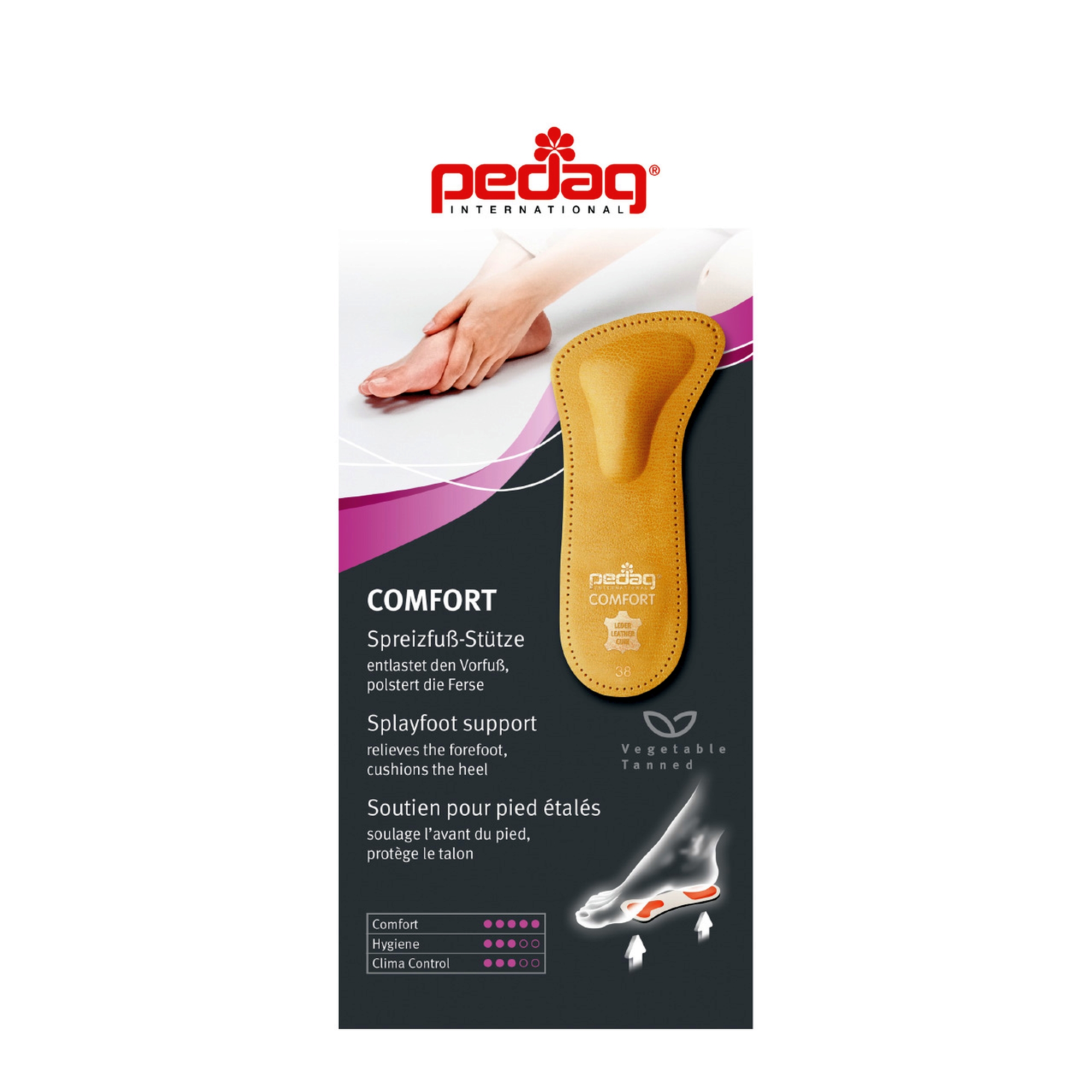 Pedag 31420000 Comfort Inlegzool met pelot