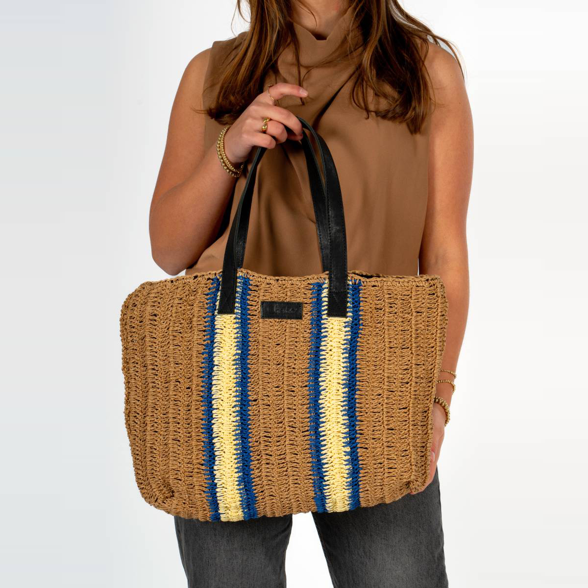 Chabo Raffia Shopper Elba Multi