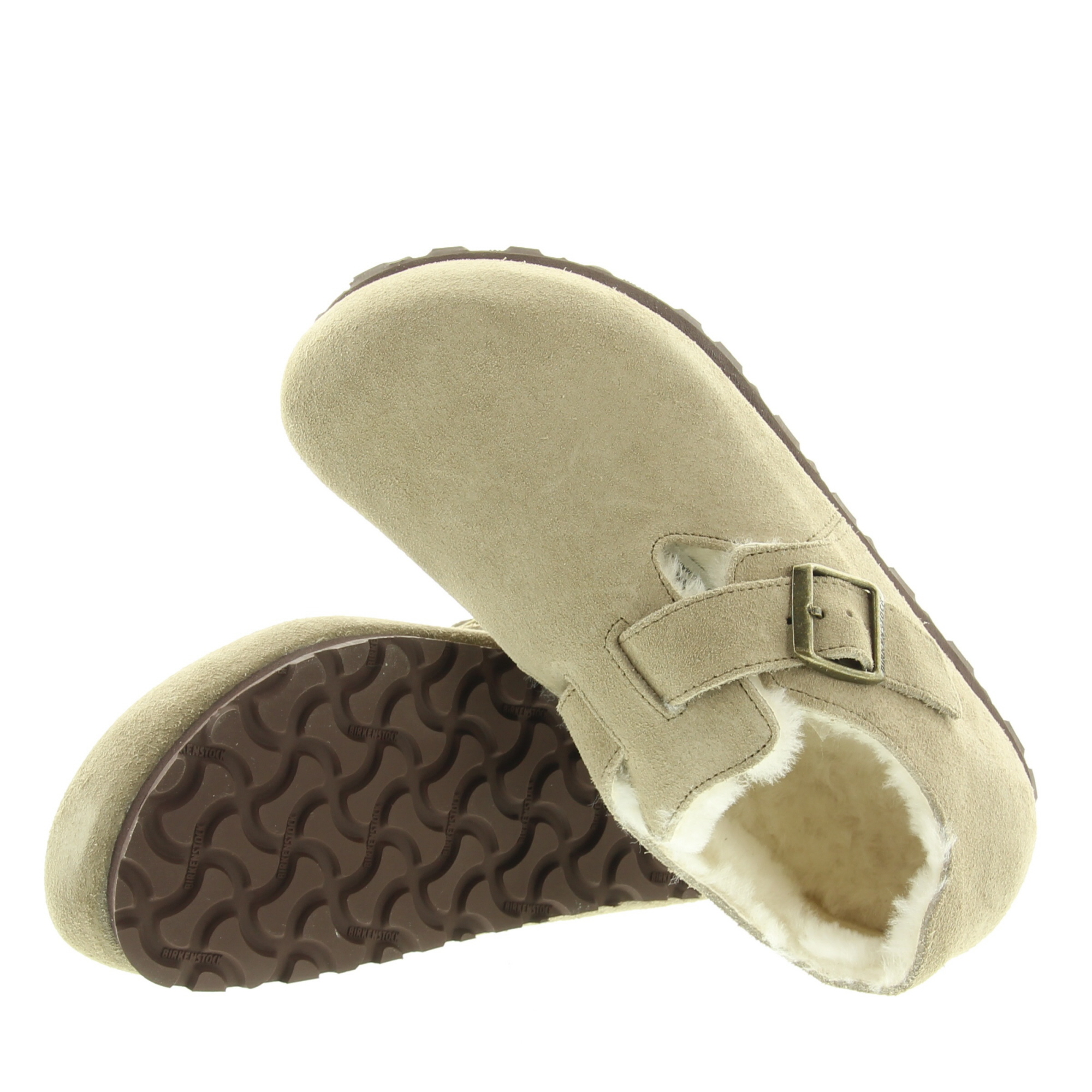 Birkenstock 1028470 London Shearling Fur Taupe