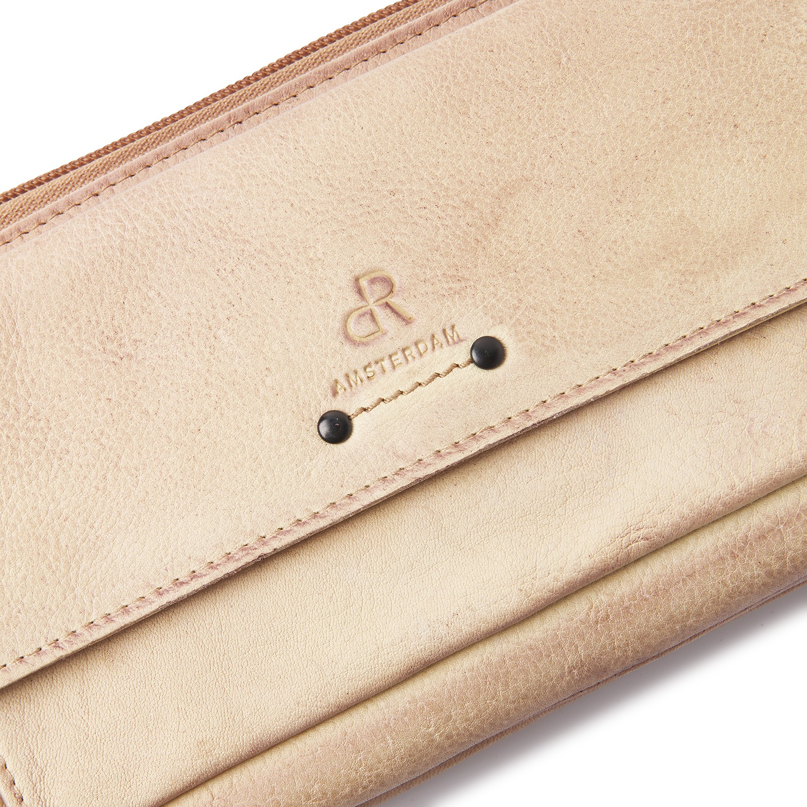 H.J. de Rooy Lederwaren 933538 Schoudertas-Clutch Beige