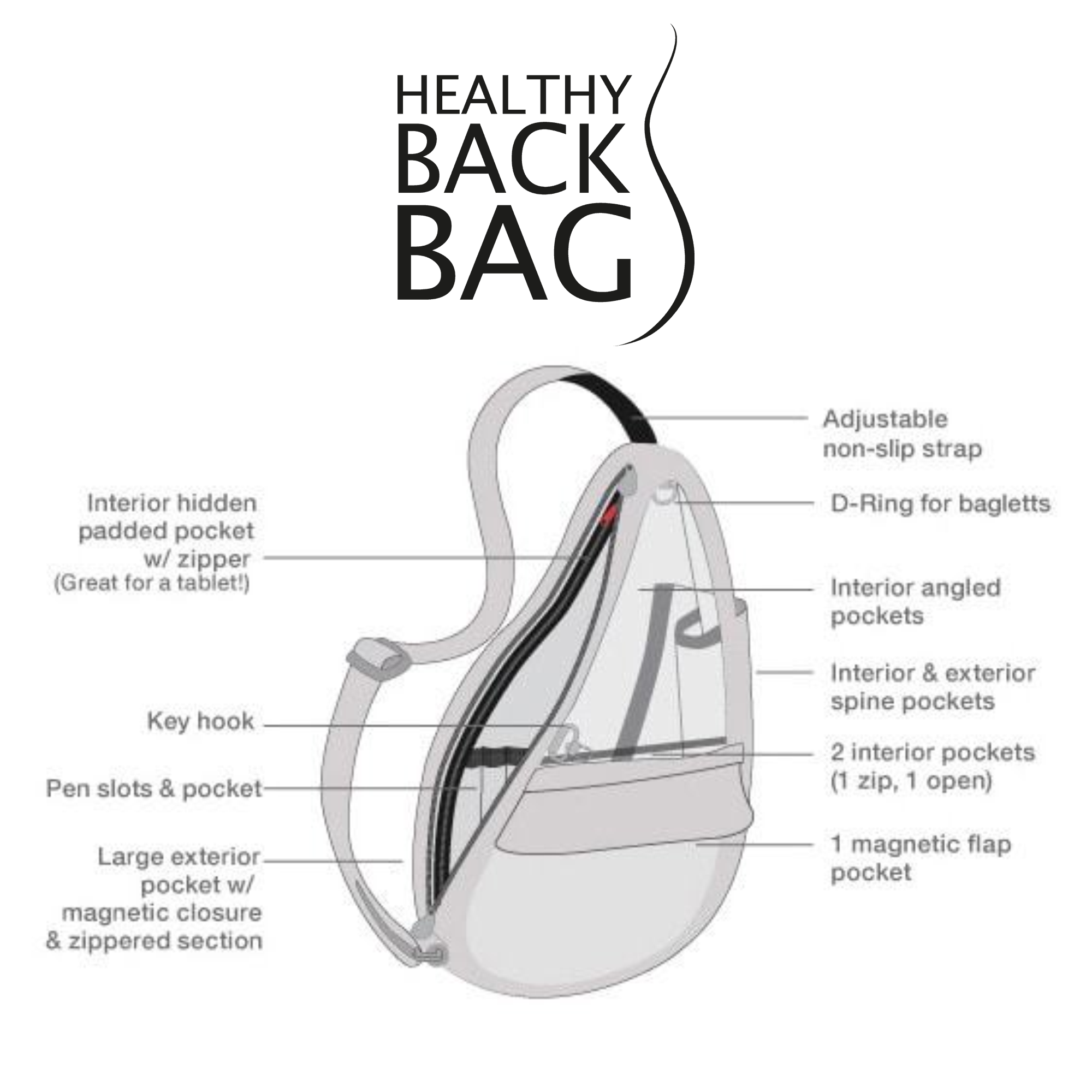 Healthy Back Bag 6263 S Freeflow FF1