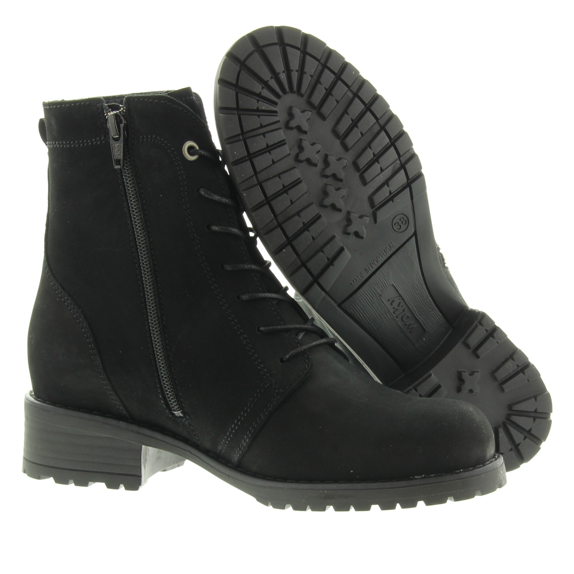 Wolky 0247510 Quinta F2F Longbeach nubuck 000 Black