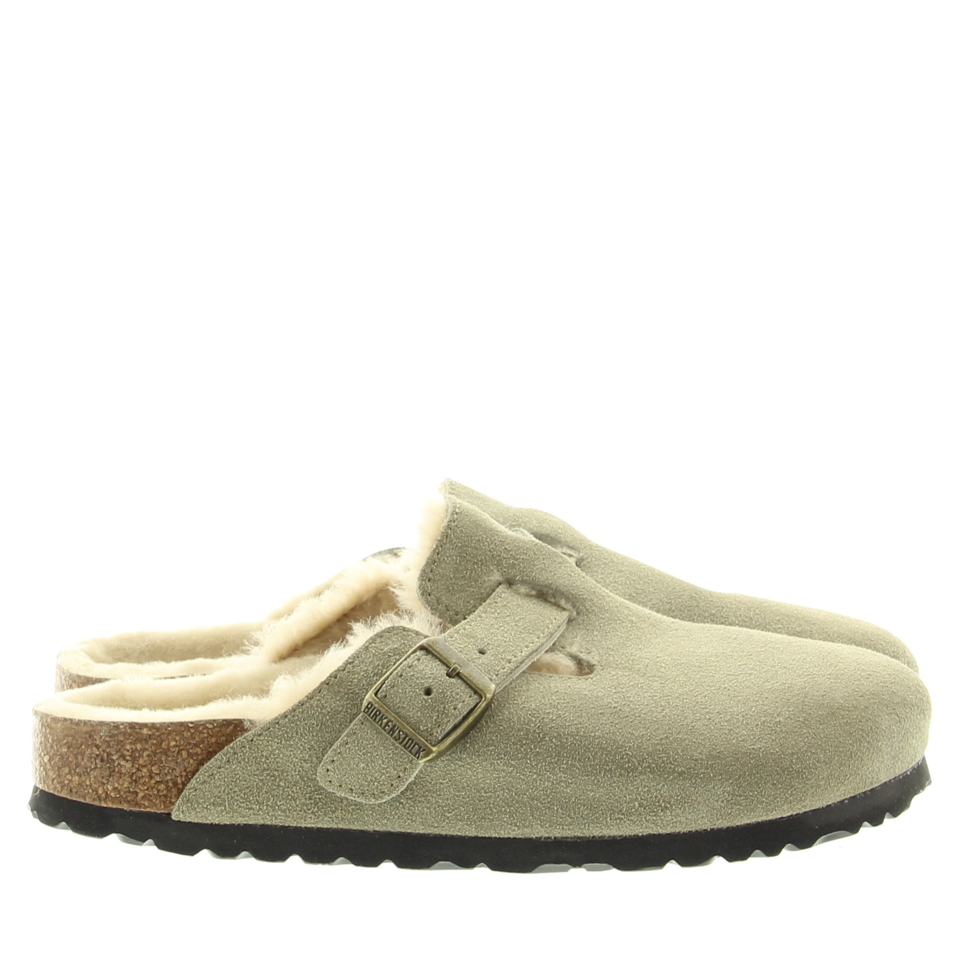 Birkenstock 1028299 Boston Shearling Fur Taupe