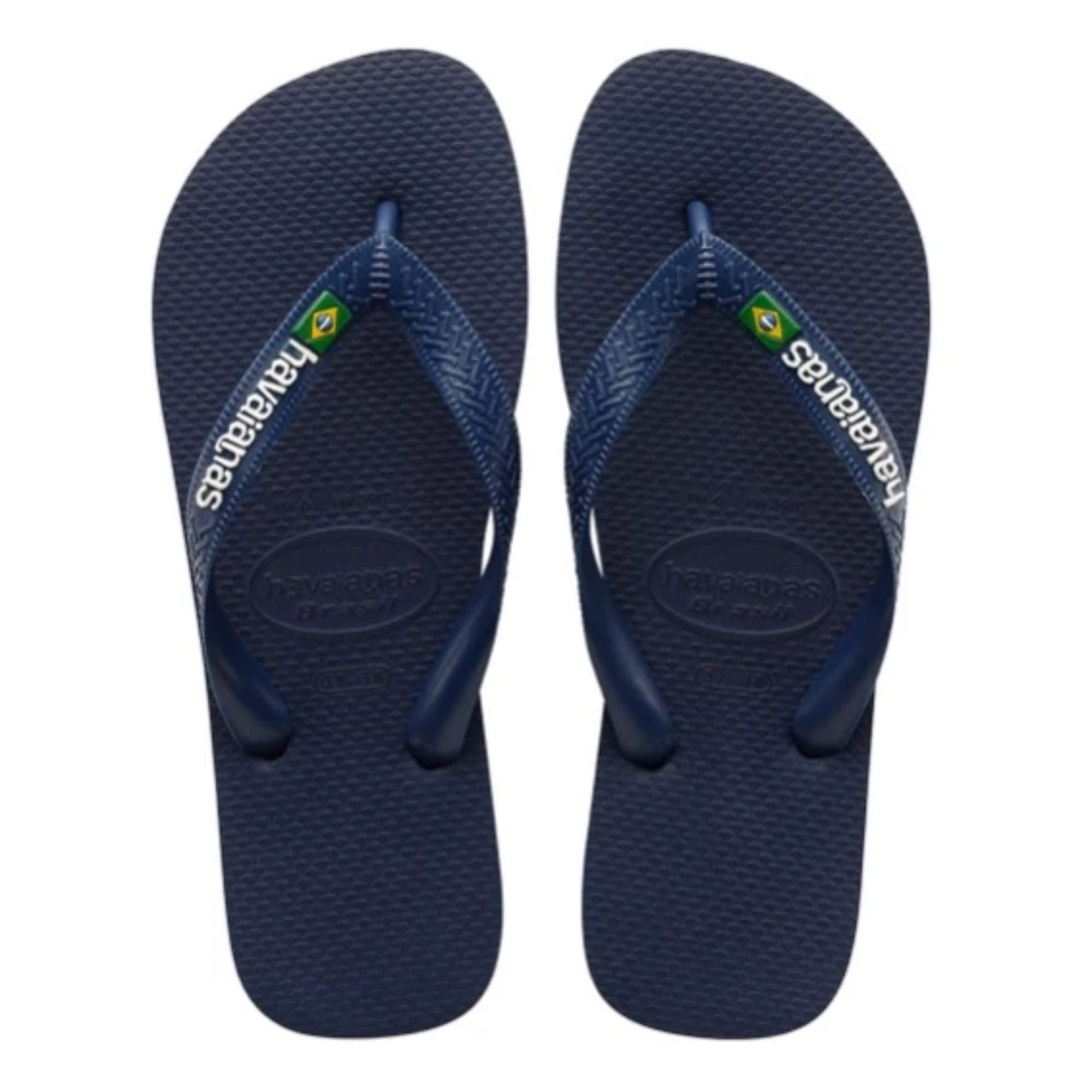 Havaianas Brasil Logo Navy Blue