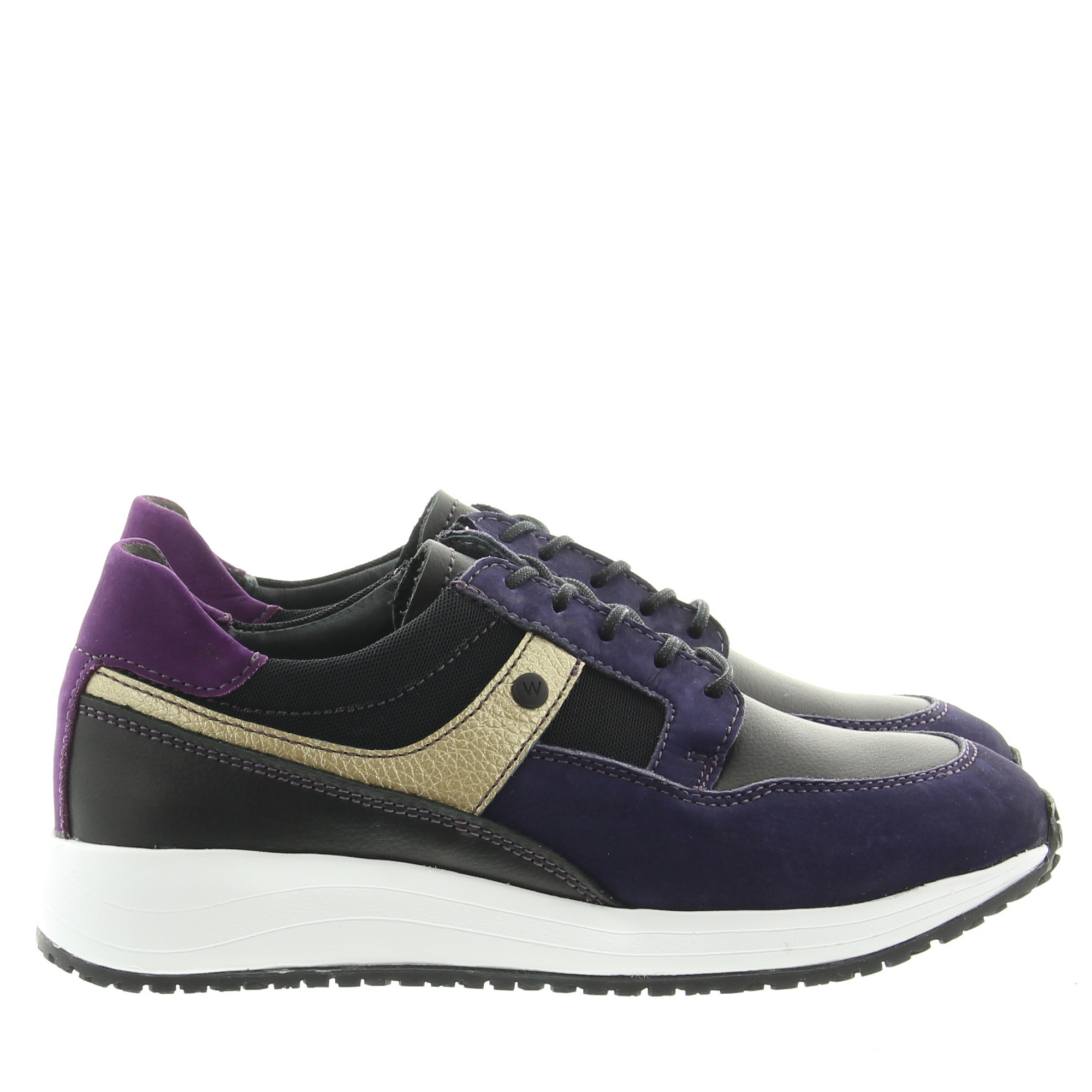 Wolky 0227992 Hammer leather combi 601 Purple combi