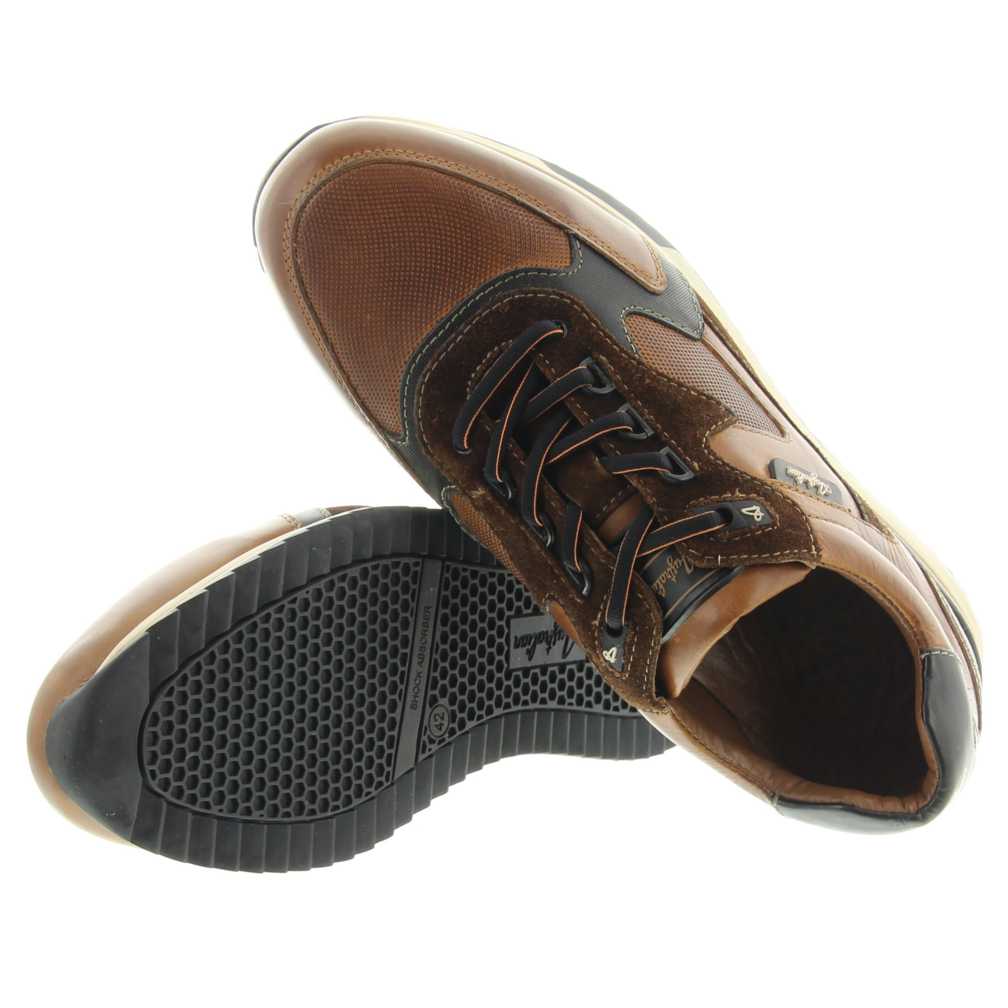 Australian Footwear 15.1667.01 Bakersville D43 Cognac-Black