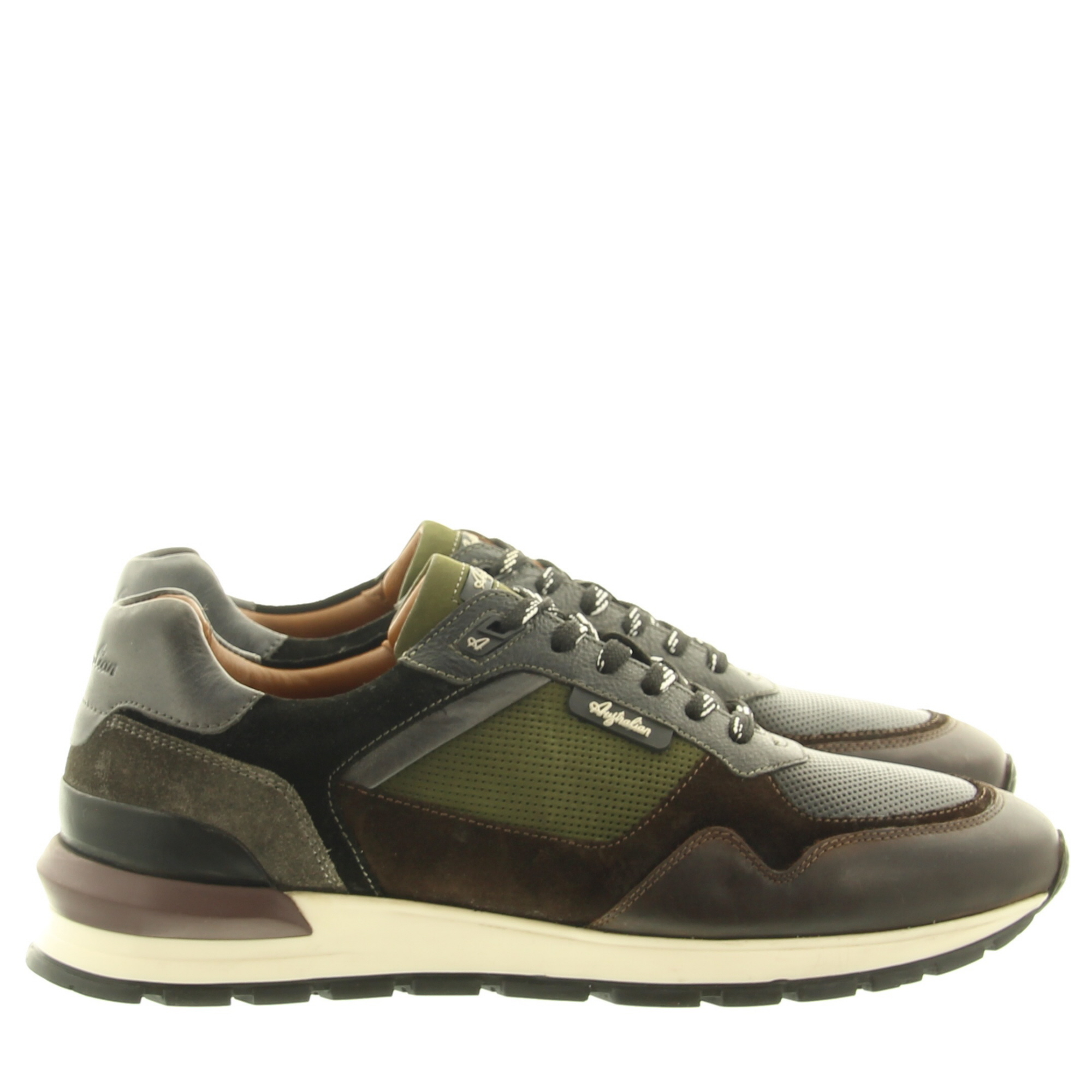Australian Footwear 15.1632.01 Novecento ECS Green-Brown-Black