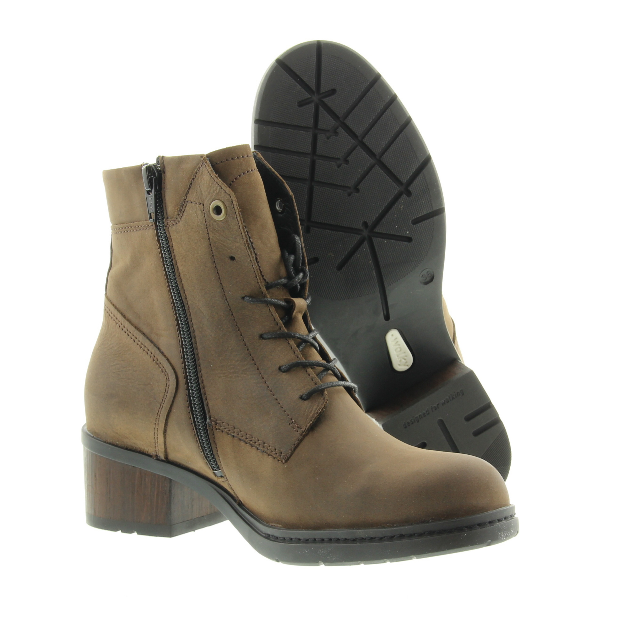 Wolky 0127512 Edson XW Gobi nubuck 300 Brown